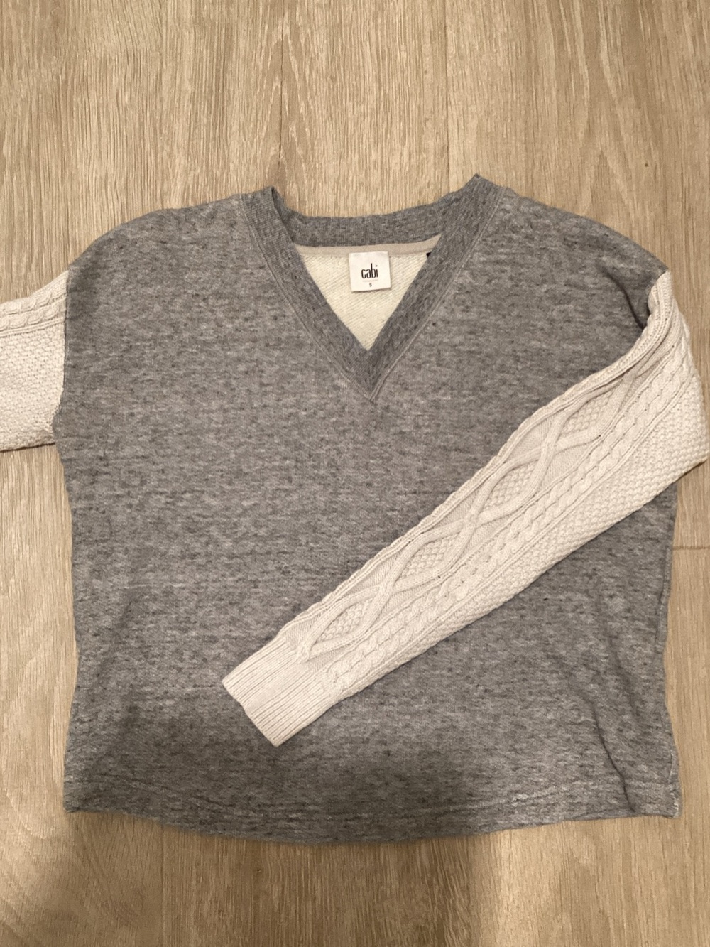 CAbi Fusion v-neck sweater